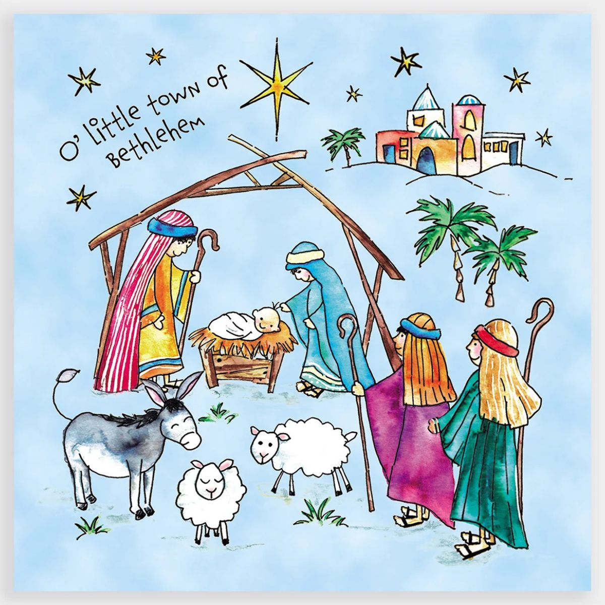 10 O' Little Town Cards