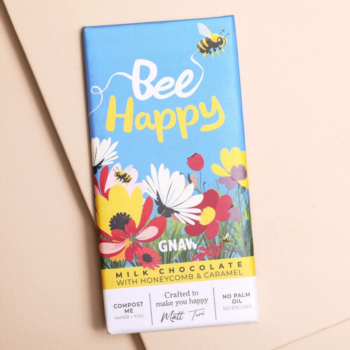 Bee Happy Milk Chocolate Bar