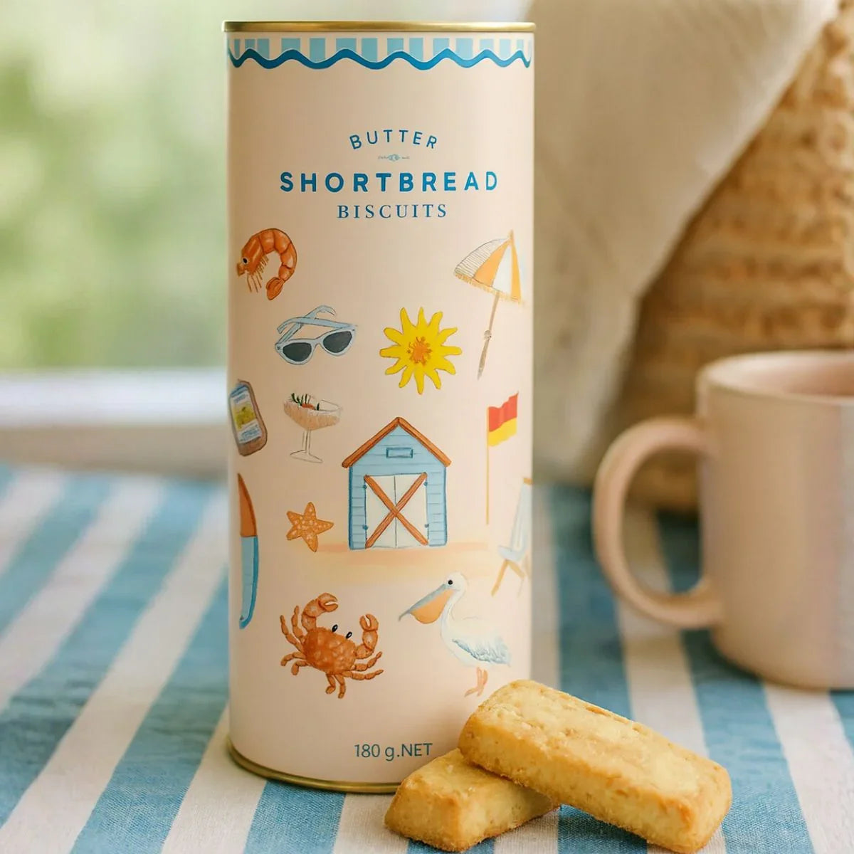 Aussie Beach Shortbread Tube