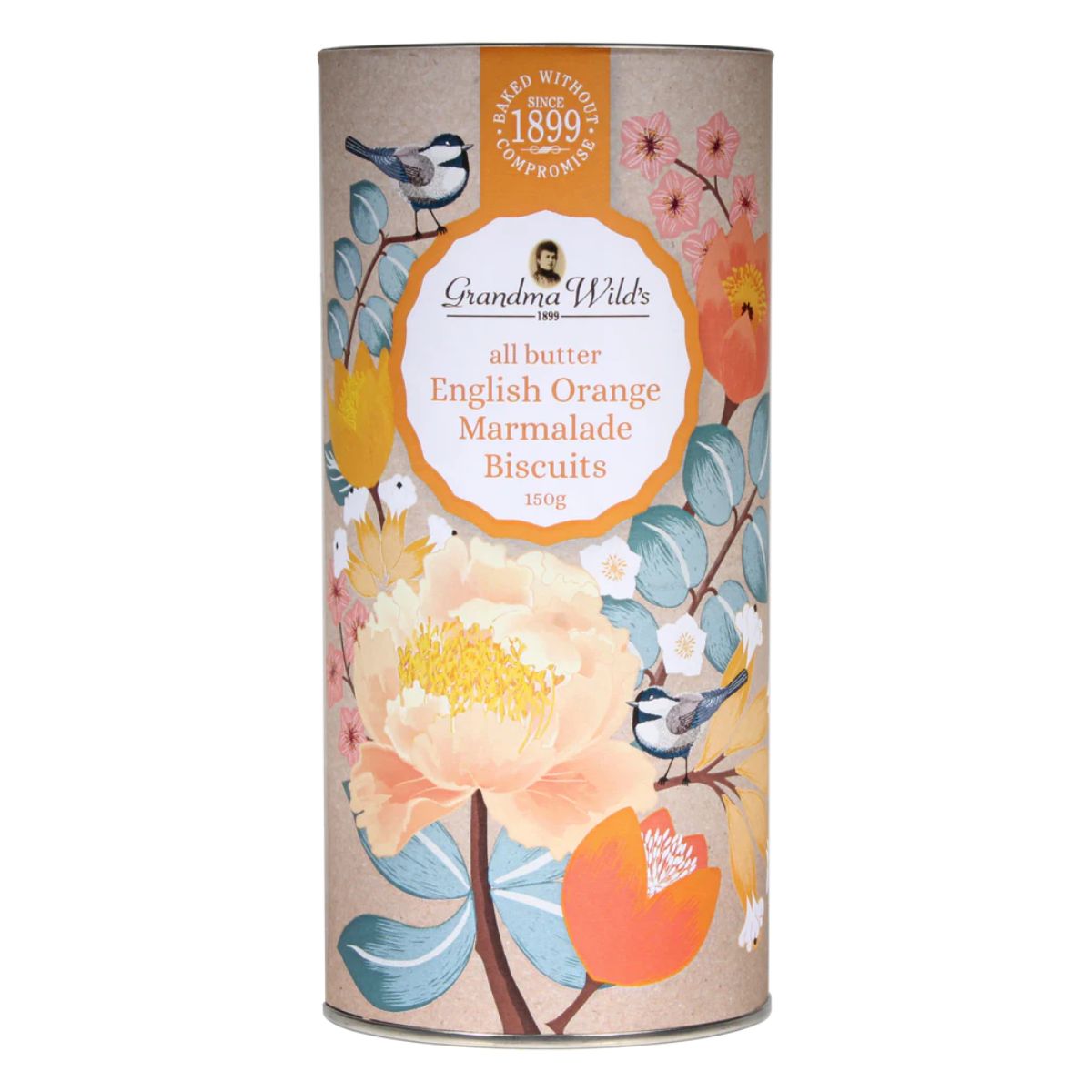 Grandma Wild’s Botanical Orange Marmalade Biscuit Tube