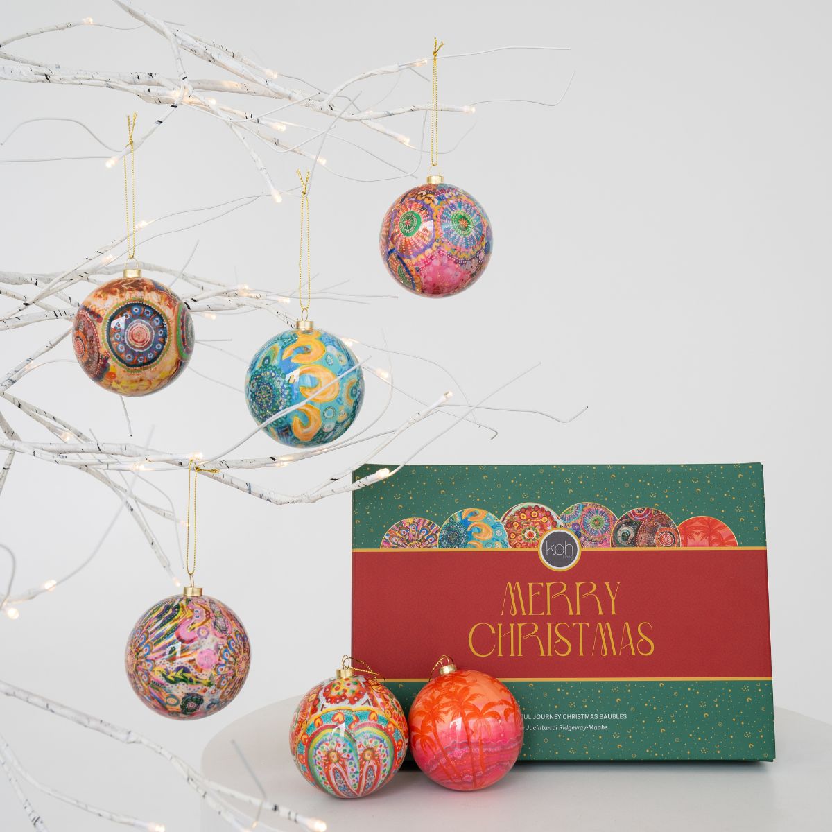Bauble Box set of 6 - Beautiful Journey
