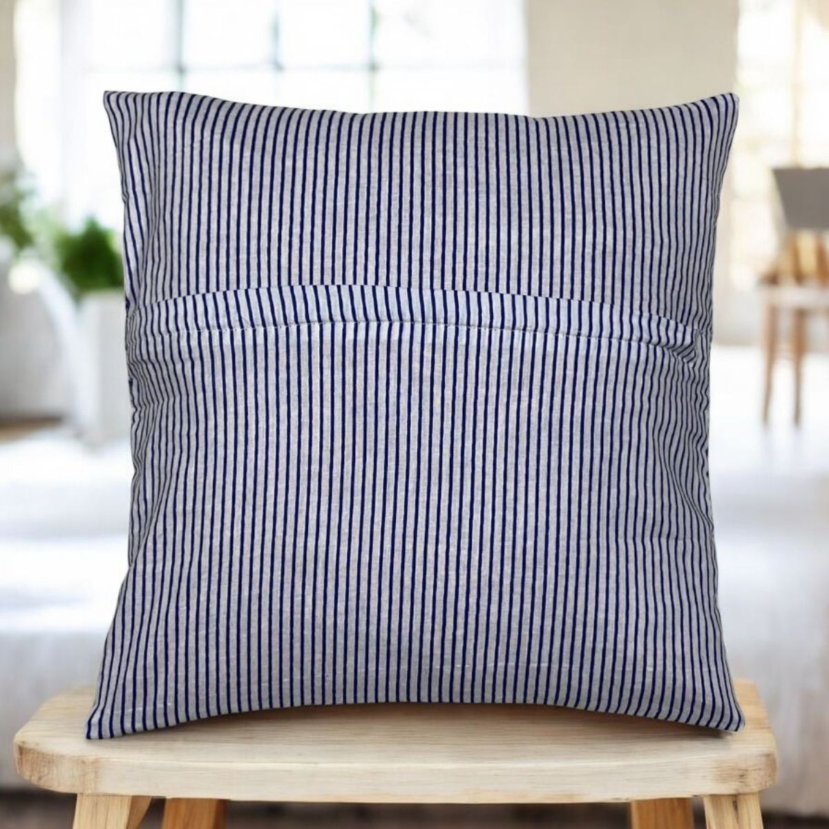 Paisley Cotton Cushion Cover 18x18cm