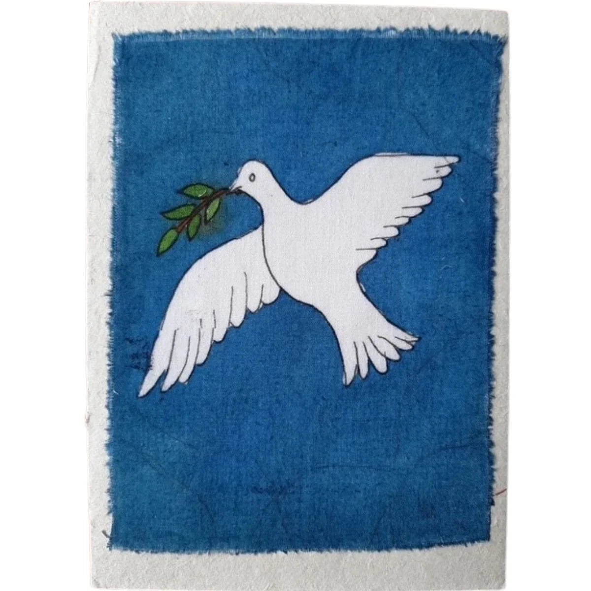 Set of 4 Christmas Batik Cards w/three kings