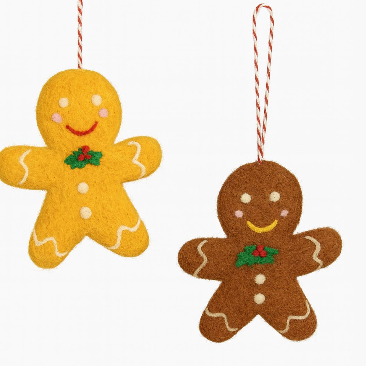 Gingerbread & Mistletoe Ornament