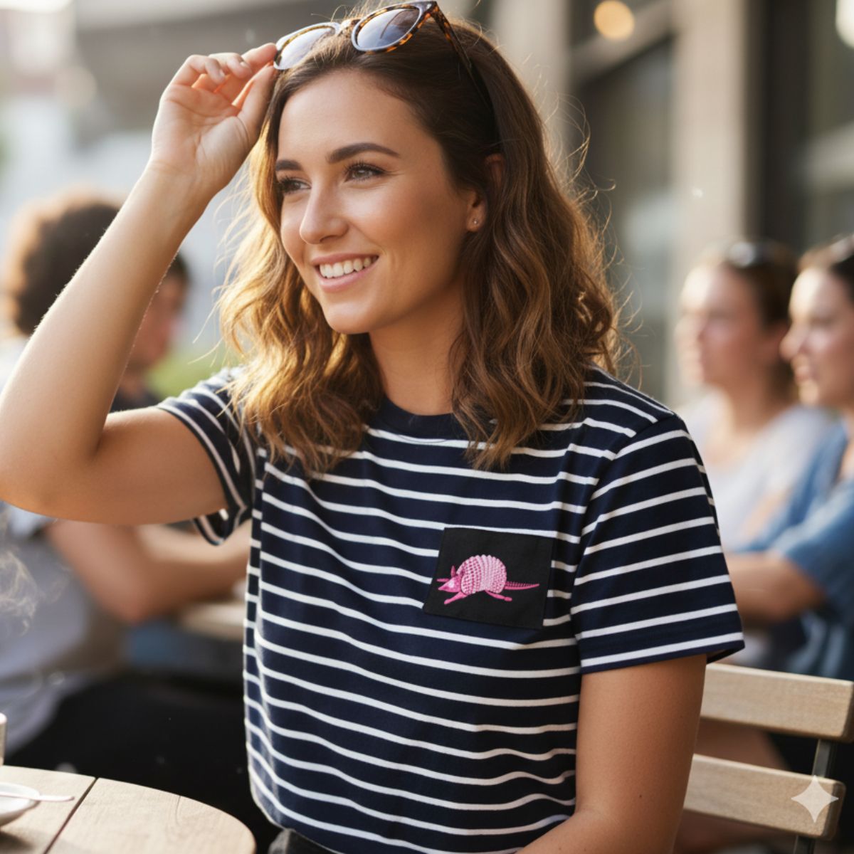 Armadillo Striped T-shirt