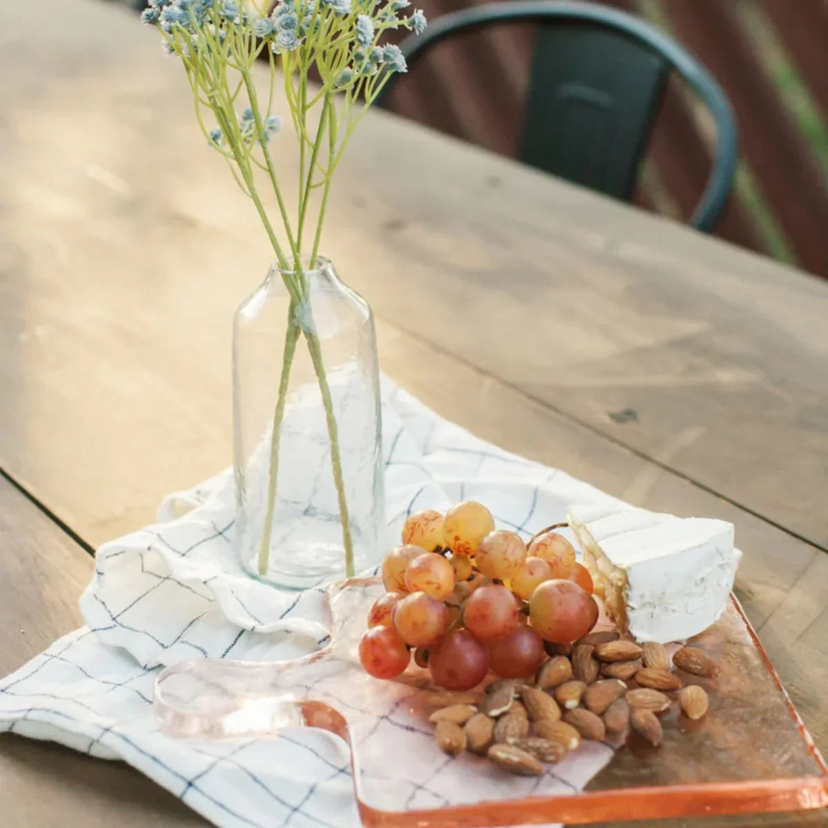 Hammered Glass Serving Board