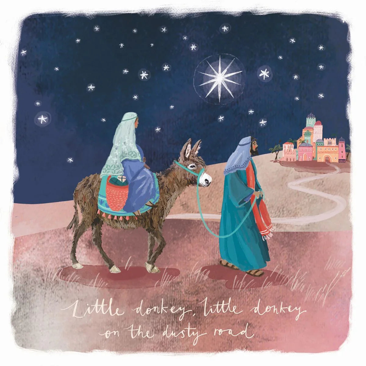 10 Little Donkey Christmas Cards