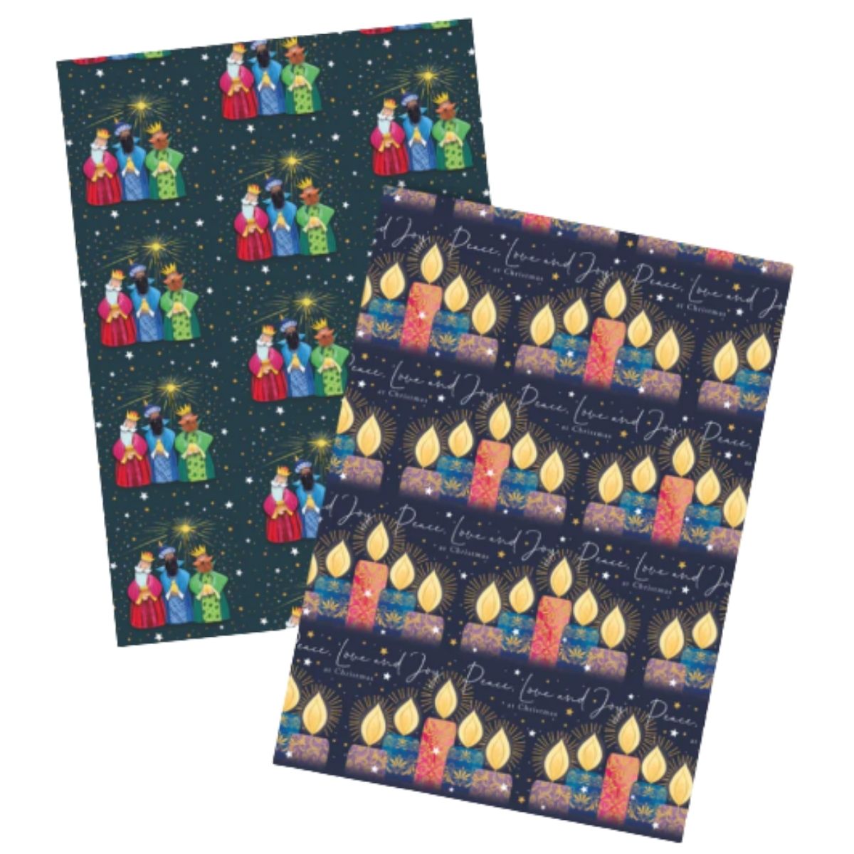 Kings and Candles Gift Wrap Duo