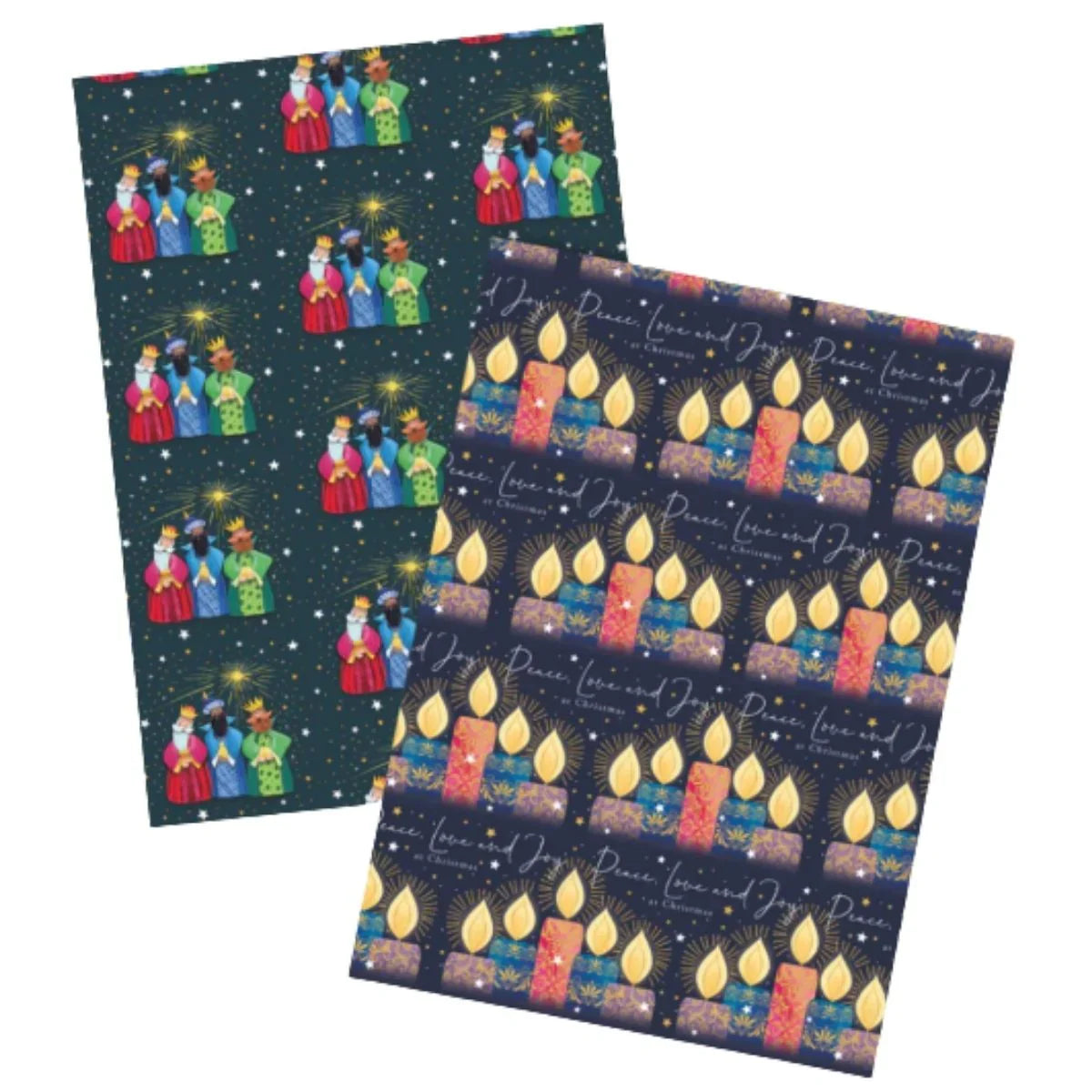 Kings and Candles Gift Wrap Duo