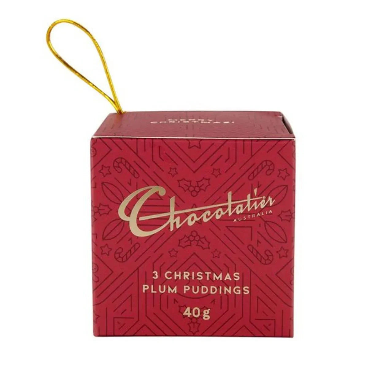 Christmas Plum Pudding Milk Chocolates Gift Box