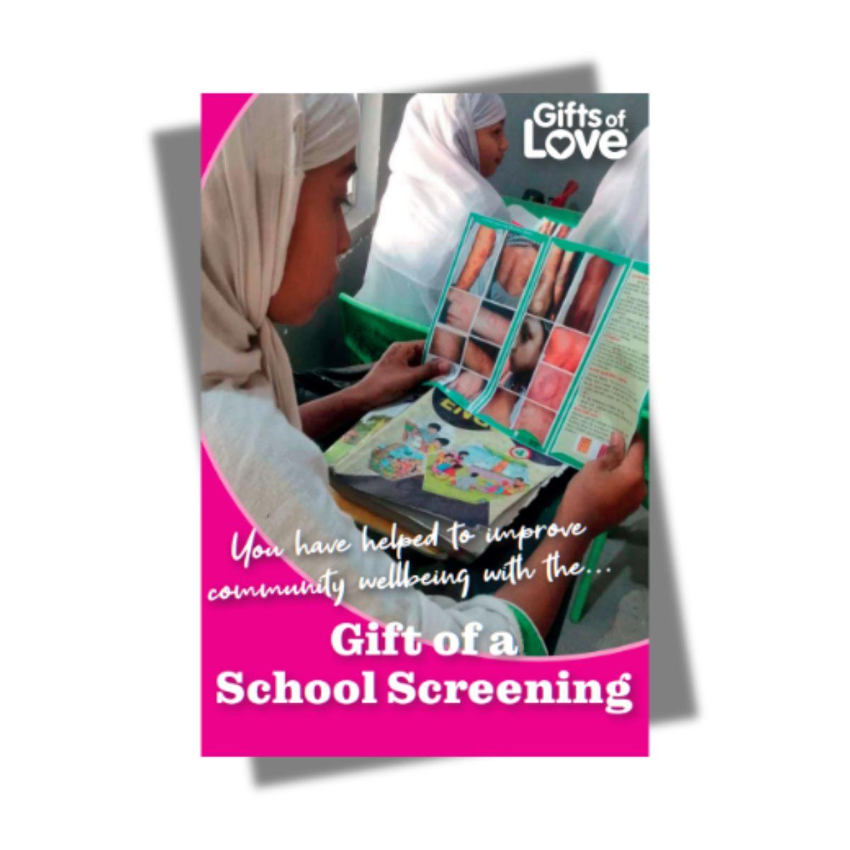 School Screening - Gift of Love (Donation) - The Leprosy Mission Shop