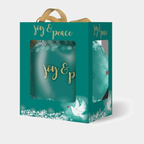 Joy and Peace Dove Bauble - The Leprosy Mission Shop