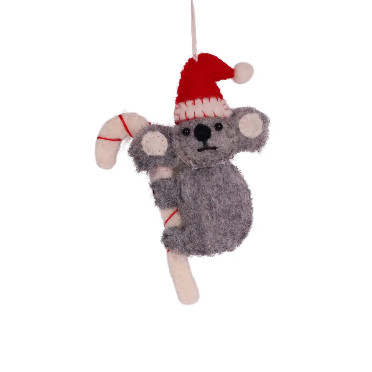 Fair Trade Set of 5 Felt Aussie Animal Ornaments