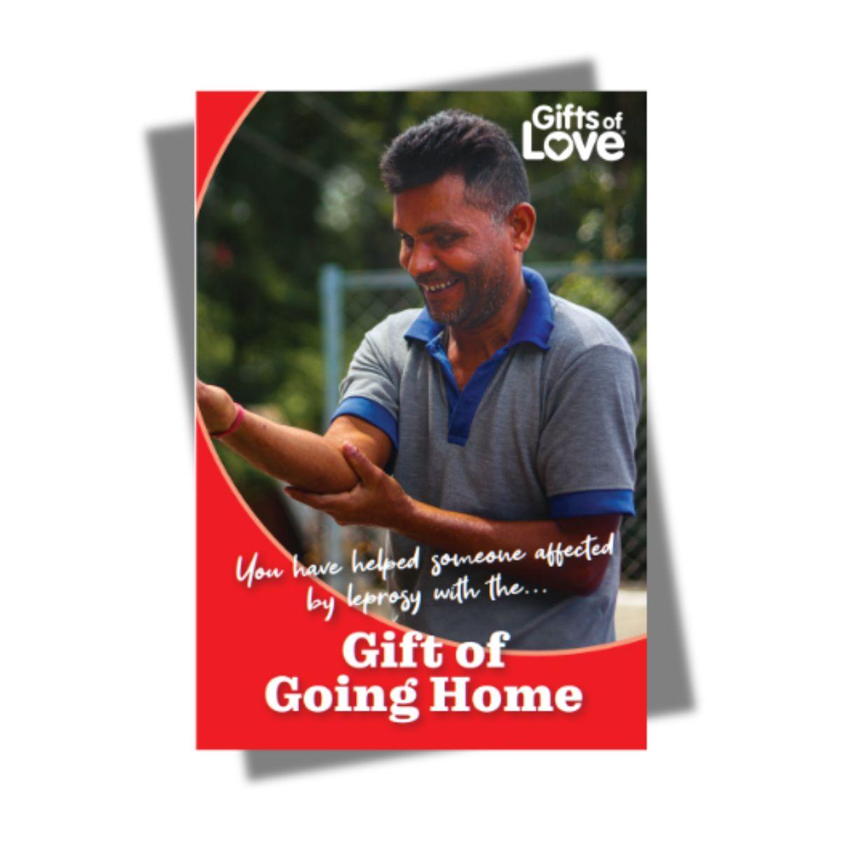 Gift of Going Home - Gift of Love (Donation) - The Leprosy Mission Shop