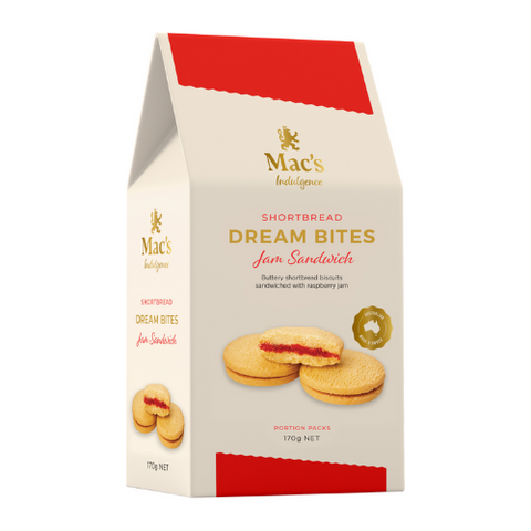 Shortbread Dream Bites Jam Sandwich