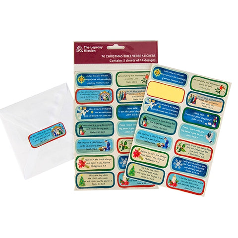 Christmas Bible Verse 70 Stickers