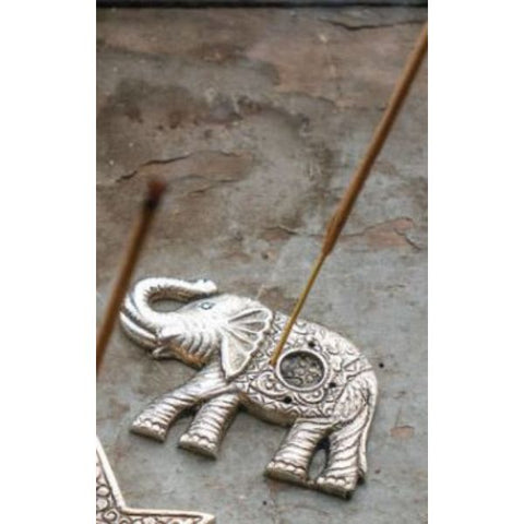 Metal Elephant Shaped Incense Stick Holder