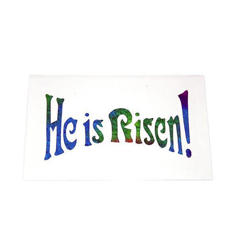 He is Risen - Cut Out Card - The Leprosy Mission Australia Shop