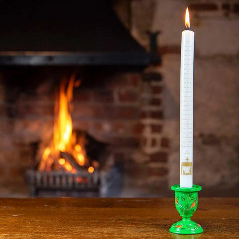 Names of Jesus Advent Candle - Gold on White - The Leprosy Mission Shop