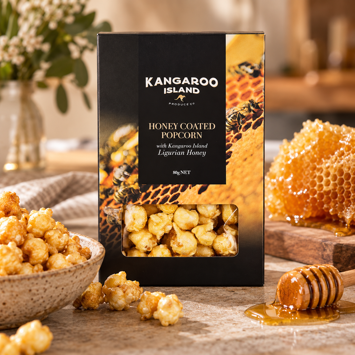 Kangaroo Island Honey Coated Popcorn