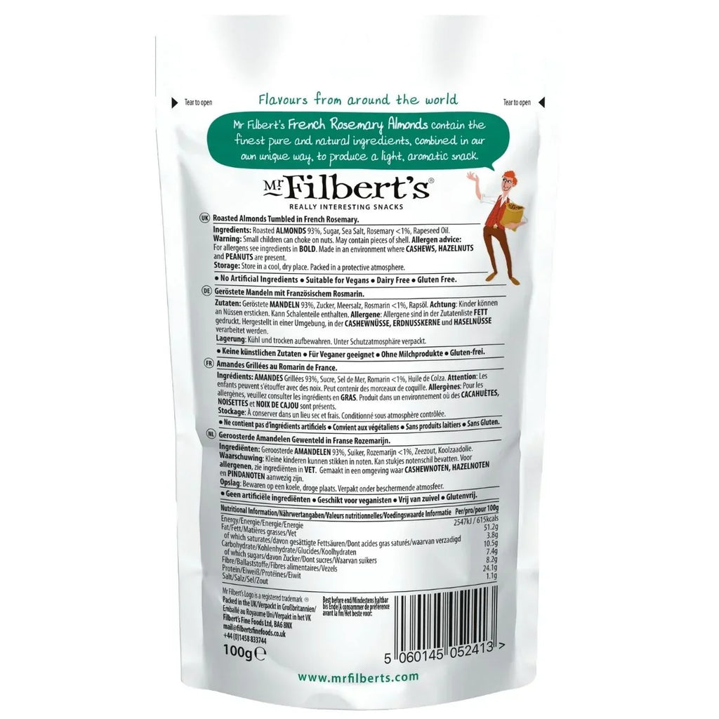 Mr Filberts French Rosemary Almonds