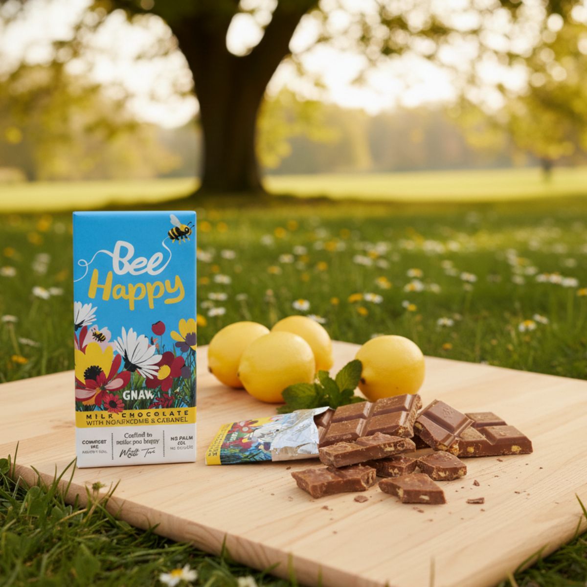 Bee Happy Milk Chocolate Bar