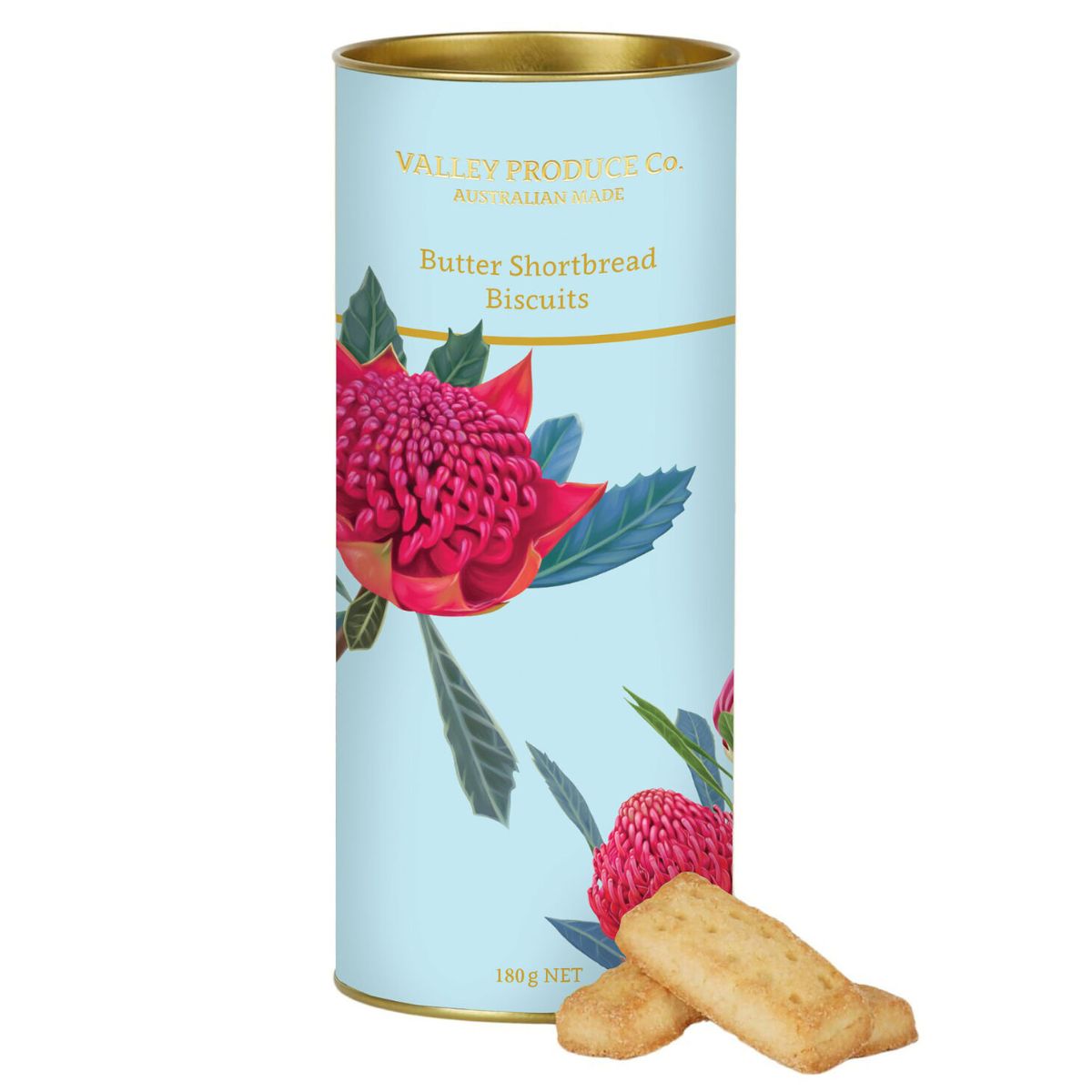 Shortbread Warratah Tube