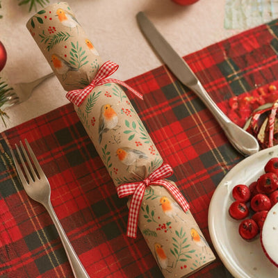 Mistletoe & Merry Luxury Kraft Robbin Crackers