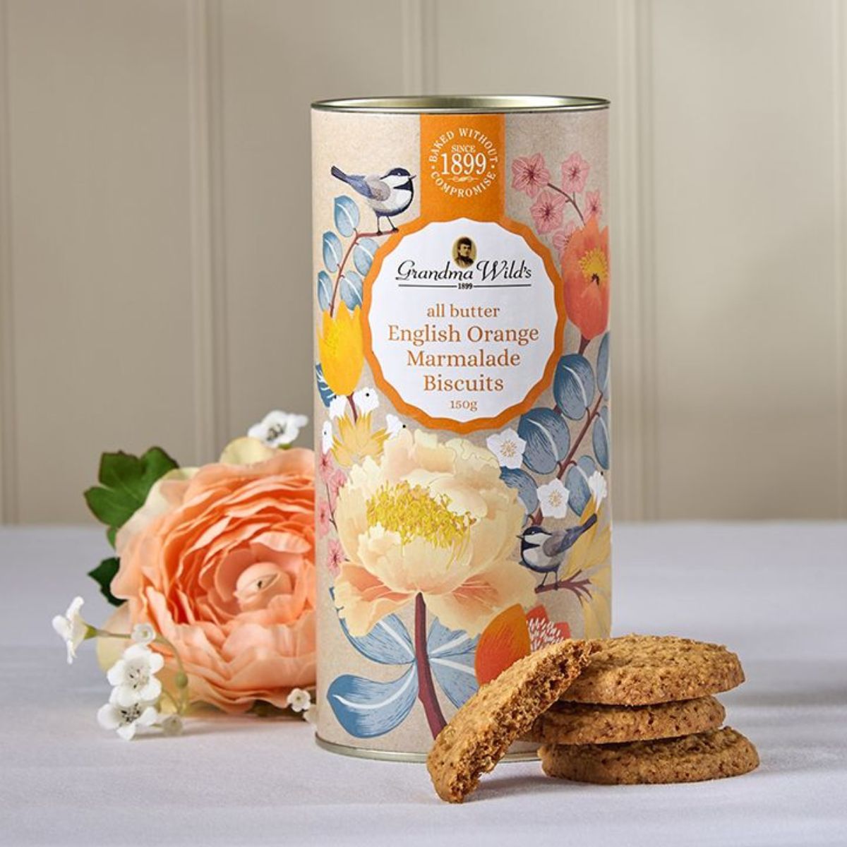 Grandma Wild’s Botanical Orange Marmalade Biscuit Tube