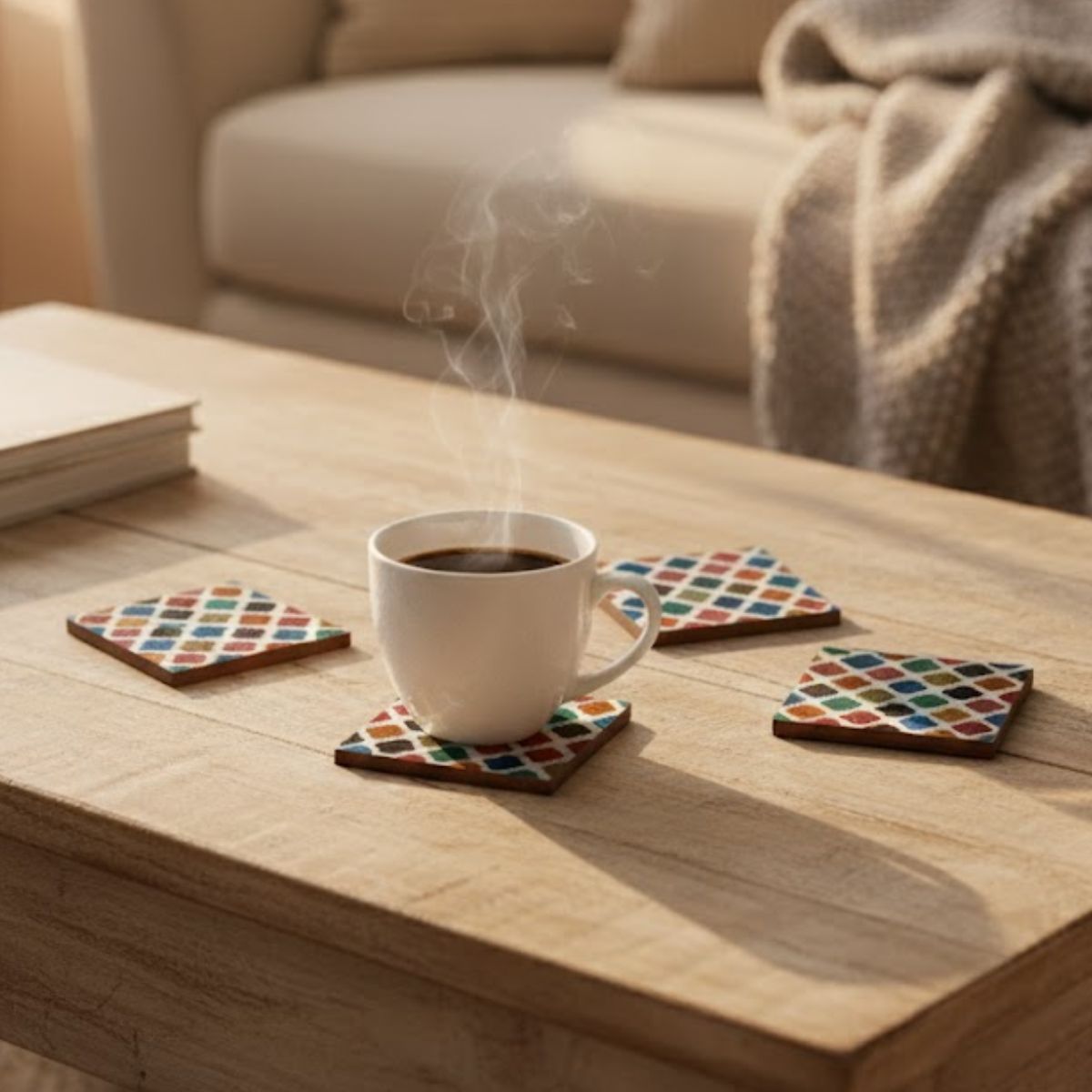 Set of 4 Resin Coaster