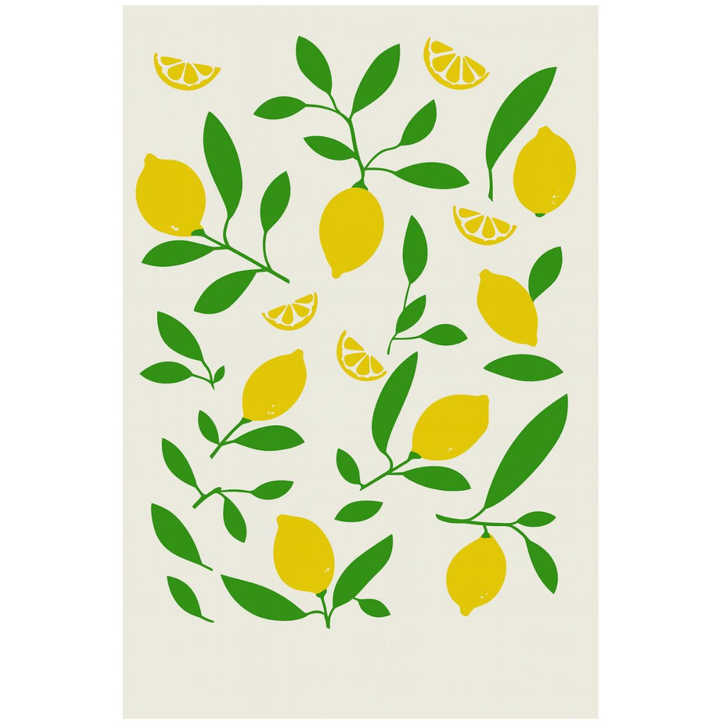Lemon Spring Tea Towel