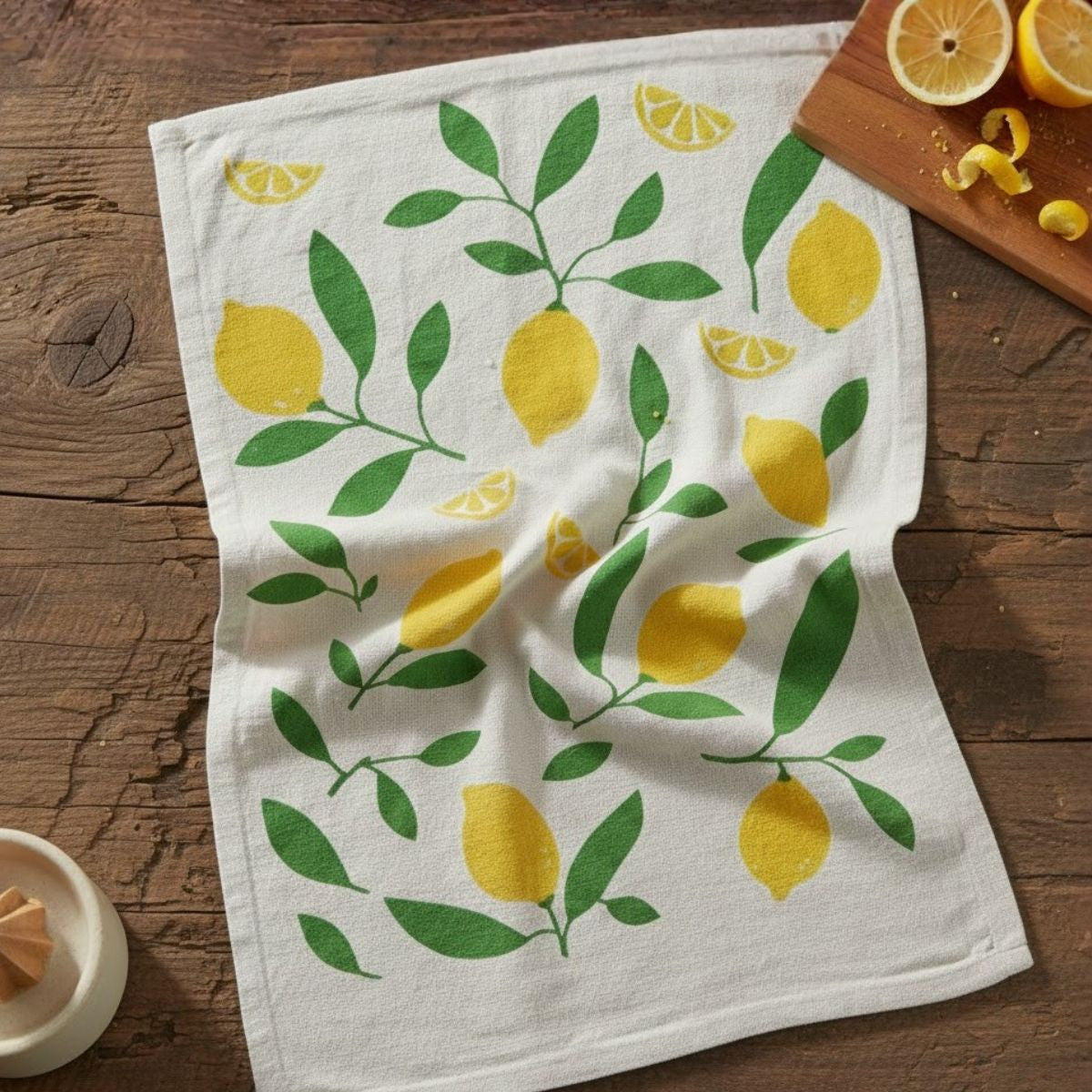 Lemon Spring Tea Towel
