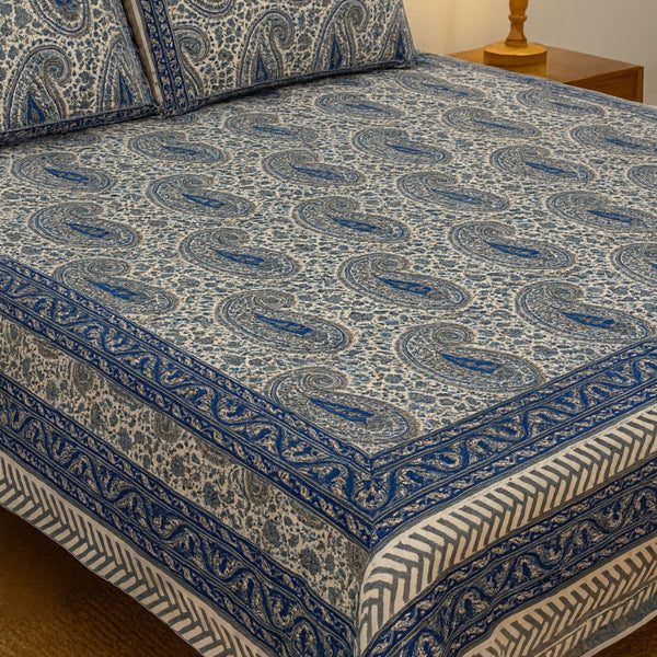 Queen Paisley Bedsheet Set