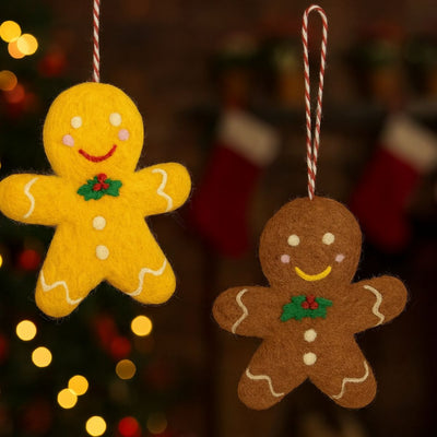 Gingerbread & Mistletoe Ornament