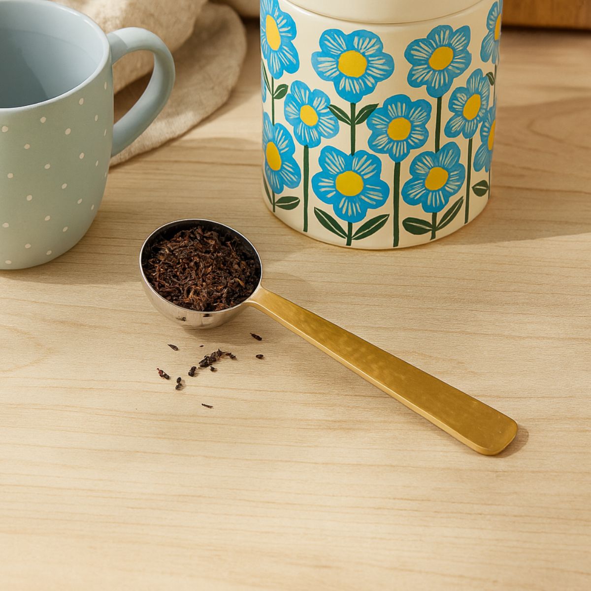 Brass Stainless Steel Storage Scooper