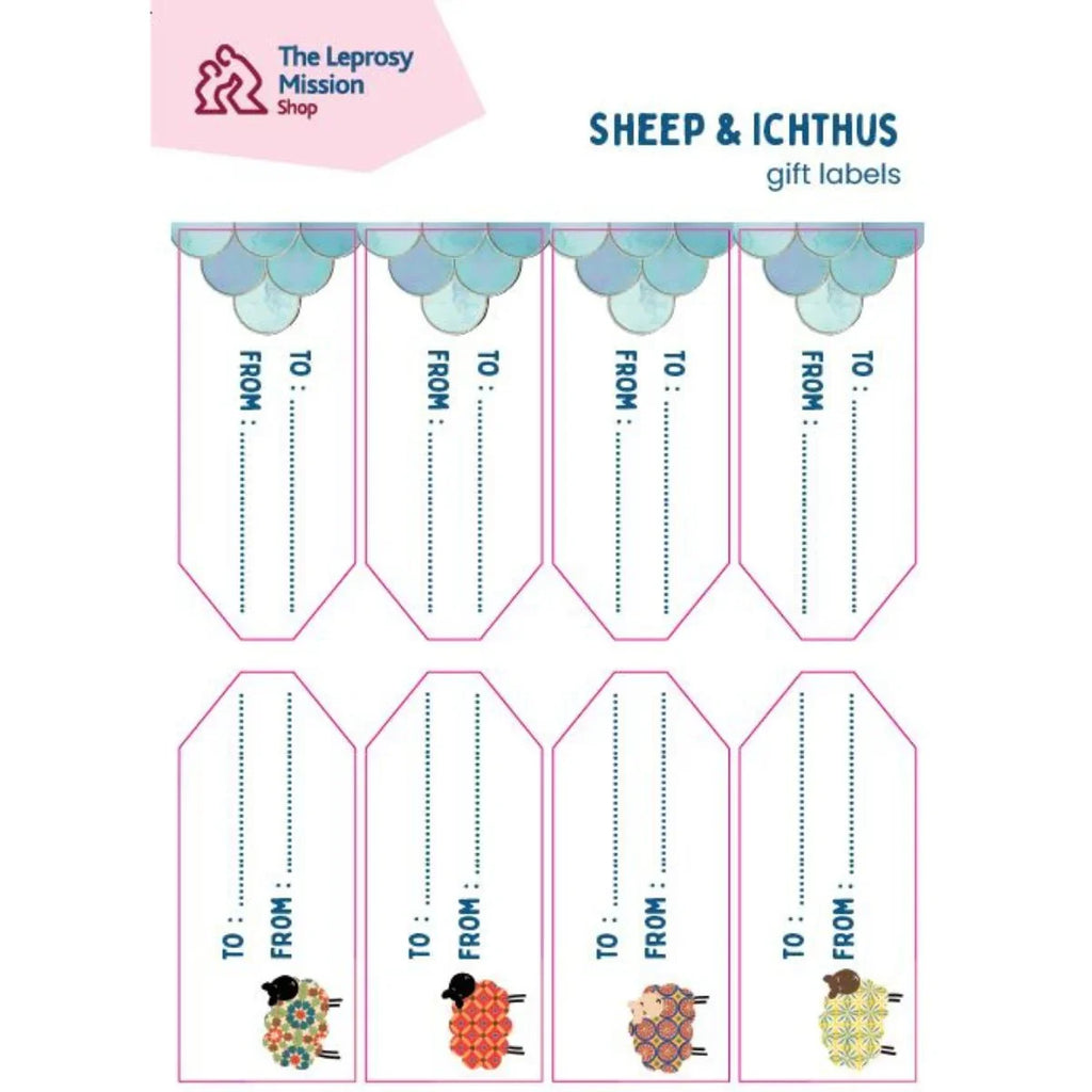 Sheep & Ichthus Gift Wrap Duo Pack