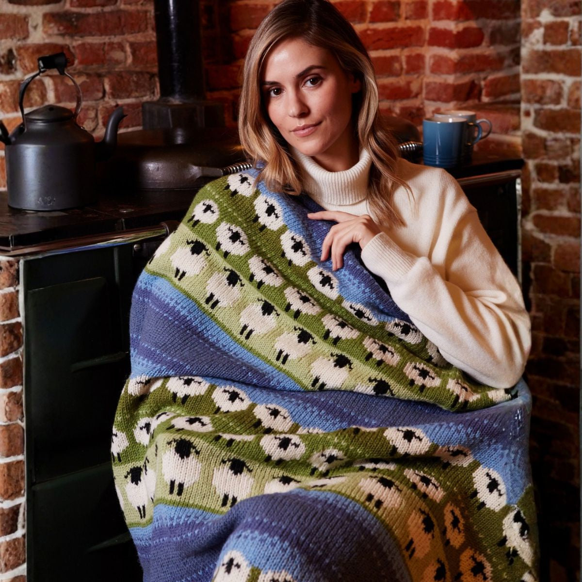 Flock of Sheep Throw