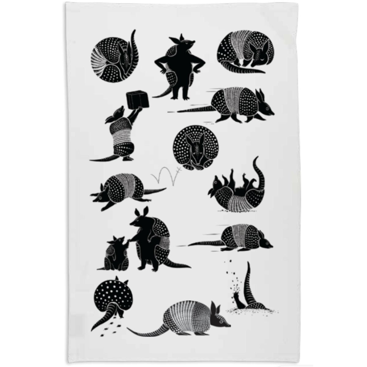 Armadillo Tea Towel