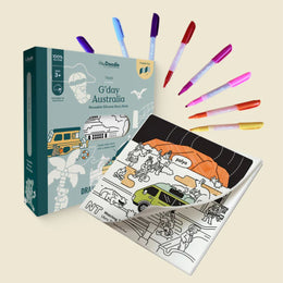 G'day Australia Tales - Reusable Colouring Book