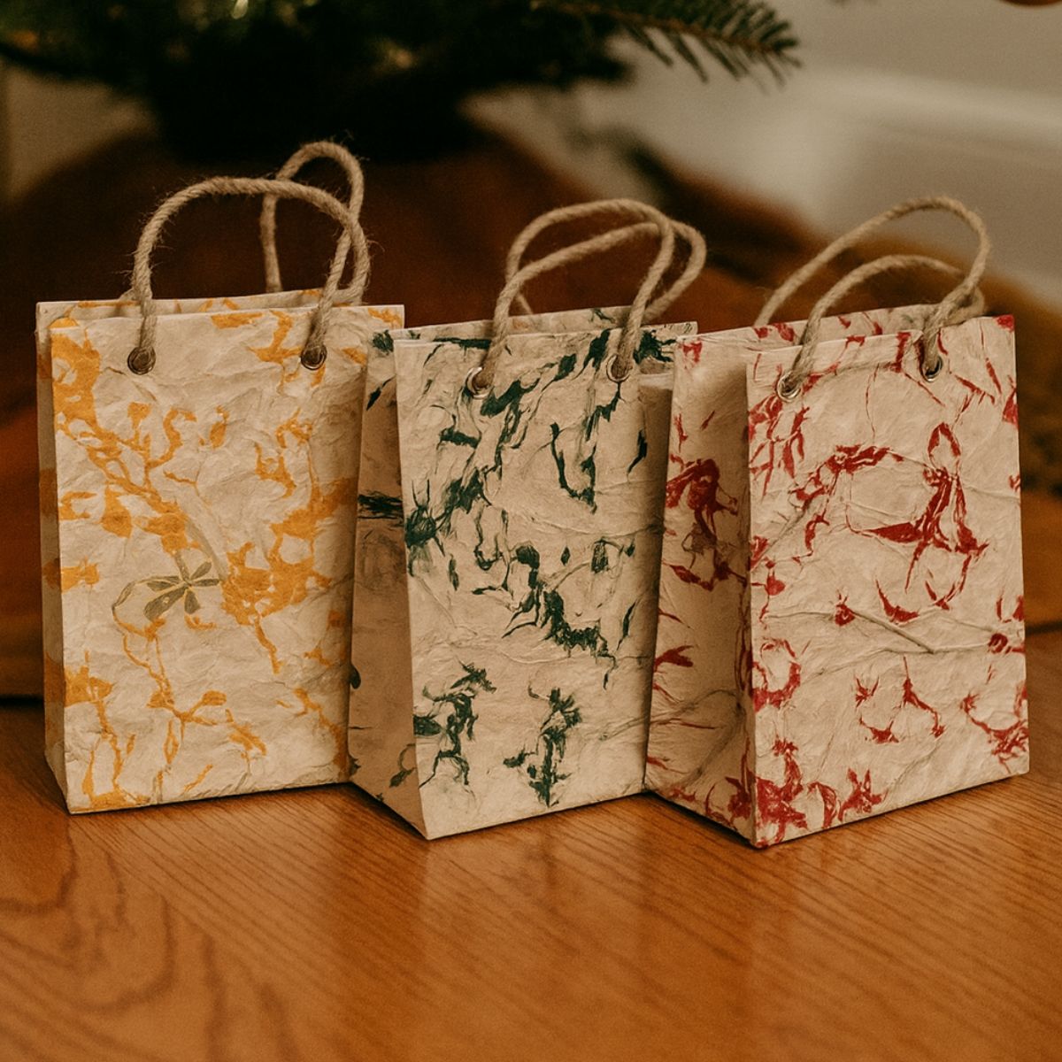 Set of 3 Handmade Gift Bags
