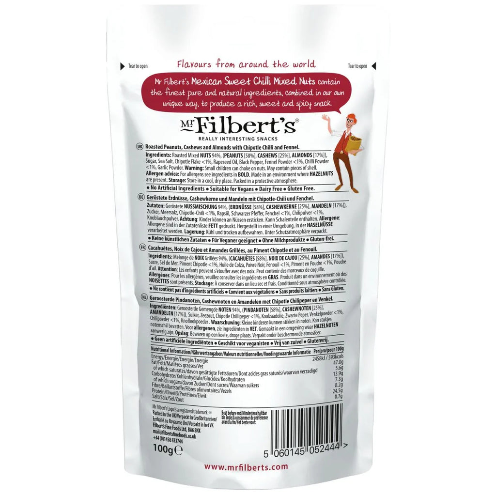 Mr Filbert's Mexican Sweet Chilli Mixed Nuts