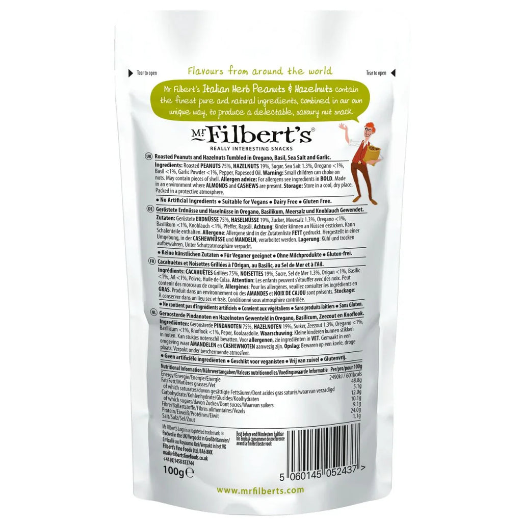 Mr Filbert's Italian Herb Peanuts & Hazels
