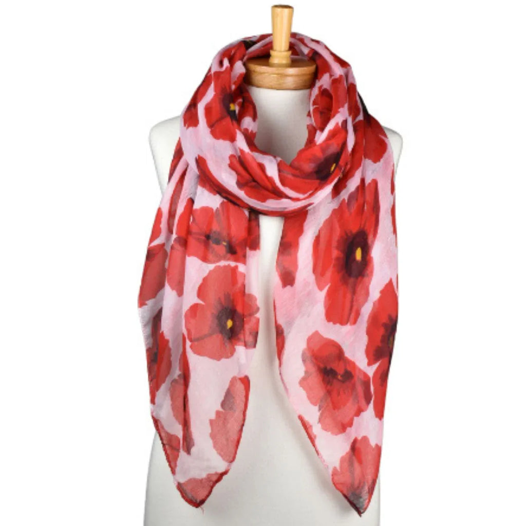 Large Poppies Scarf