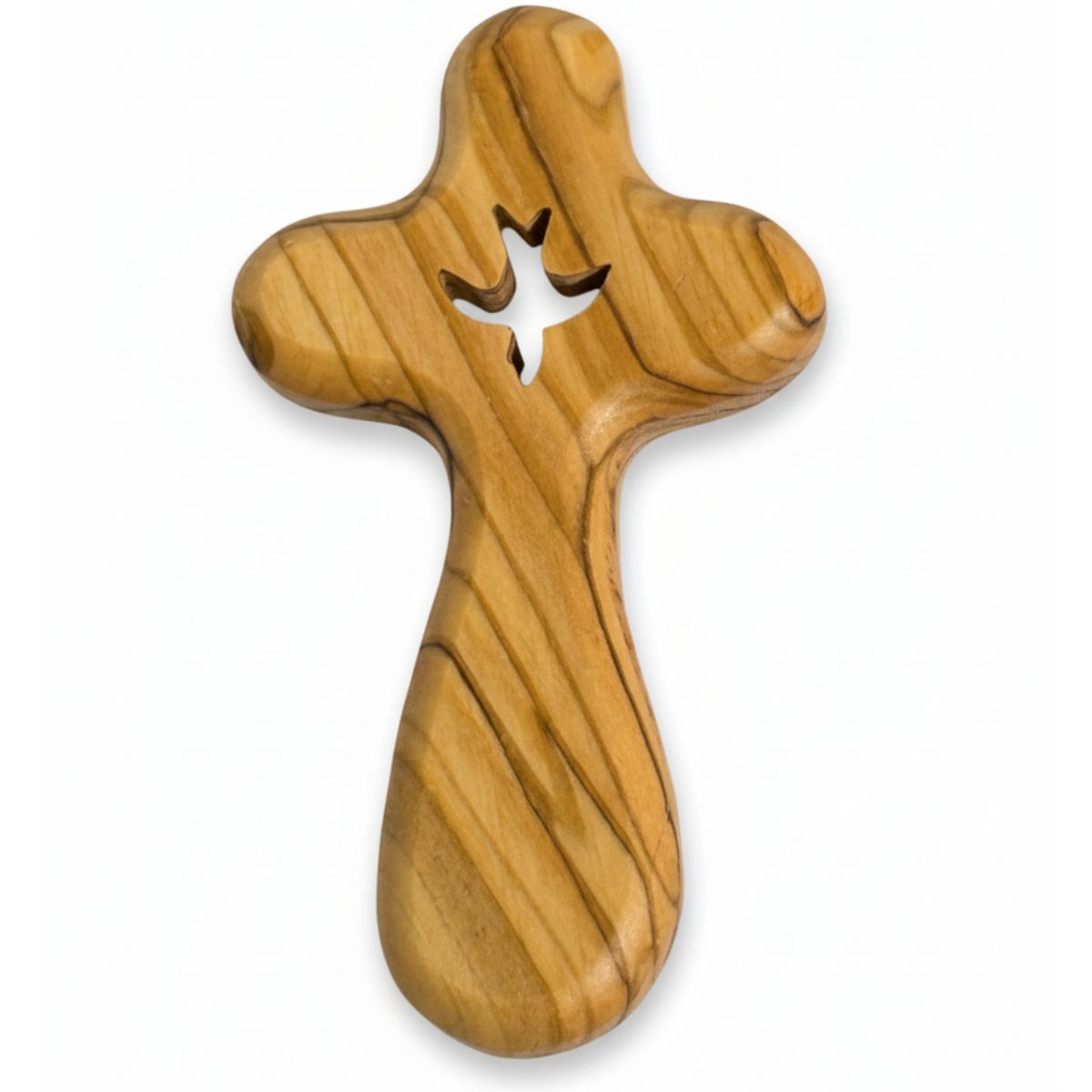 Palm Pray Cross with Cut Out Dove