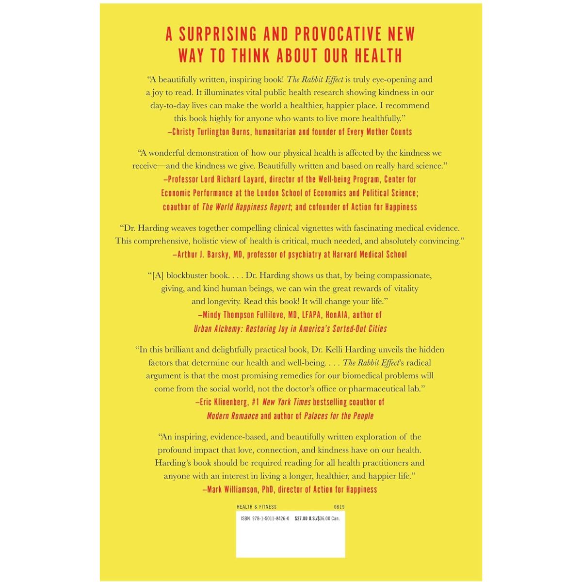 The Rabbit Effect: Live Longer, Happier, and Healthier with the Groundbreaking Science of Kindness