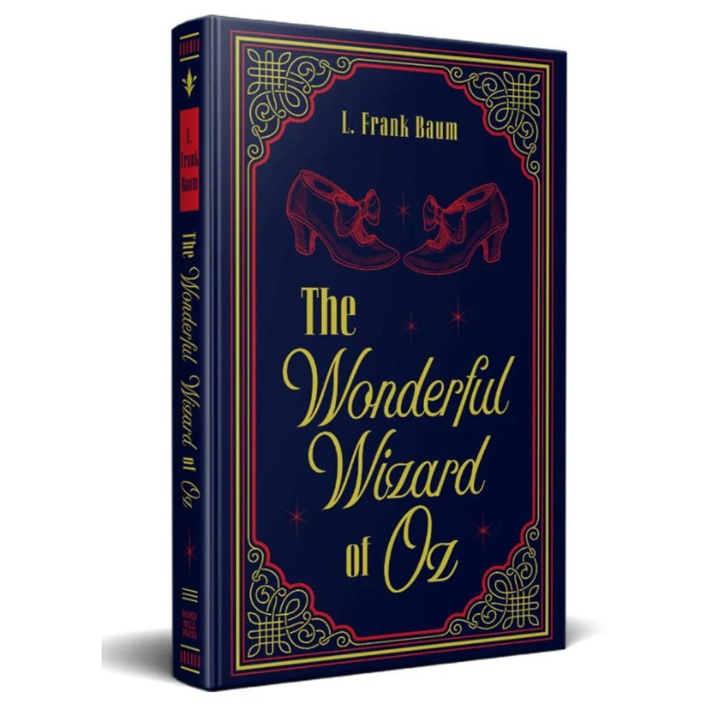 Book cover of 'The Wonderful Wizard of Oz' with decorative elements on a white background