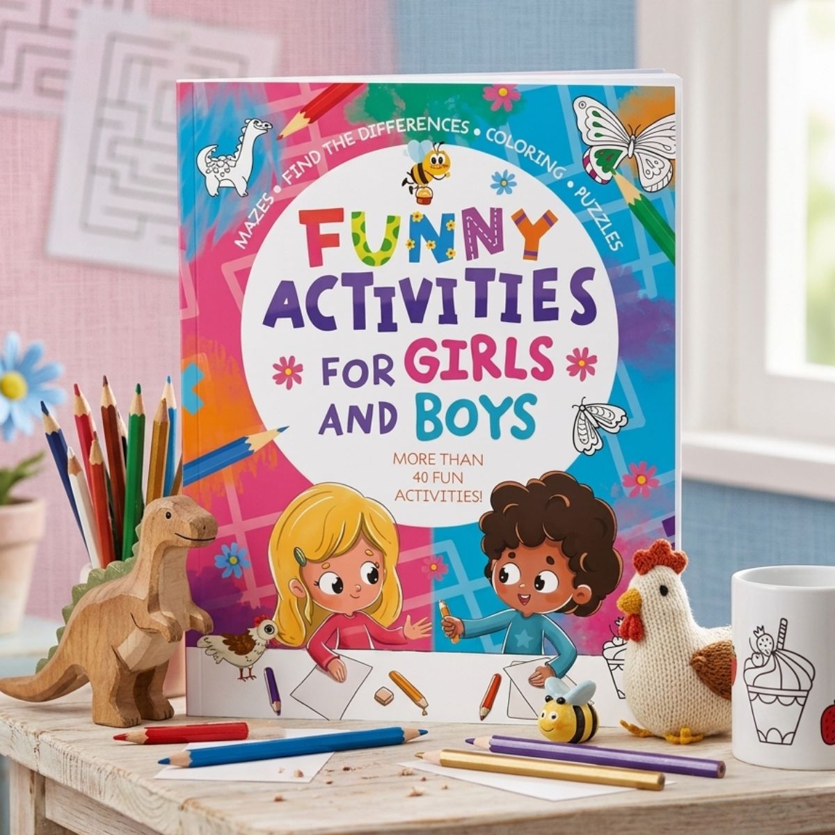 Funny Activities for Girls and Boys: More Than 40 Activities!