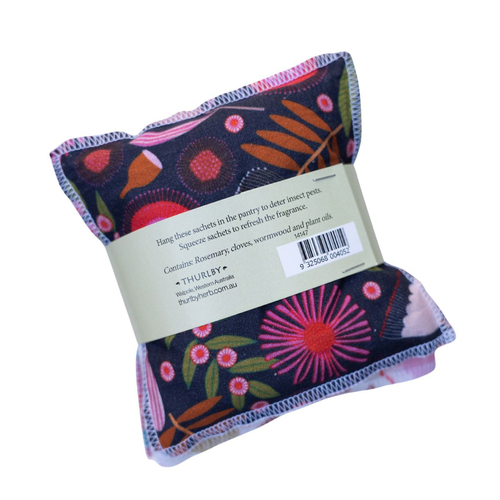 Pest repellant set with native floral design 