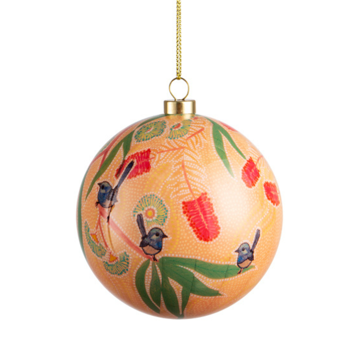 Whispers Through The Bottle Brush Bauble