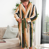 Striped Men's Bathrobe